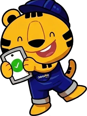 พี่แสง ถือโทรศัพท์ คุย LINE